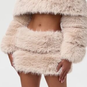 Faux Fur Bottom